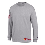 USC Trojans Men's Champion Gray Script Wrapped Jersey Long Sleeve T-Shirt